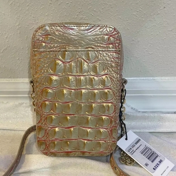 ✨️ Brahmin Cassia Sunkiss Color Melbourne Genuine Leather Crossbody NWT ✨️ - Picture 4 of 7